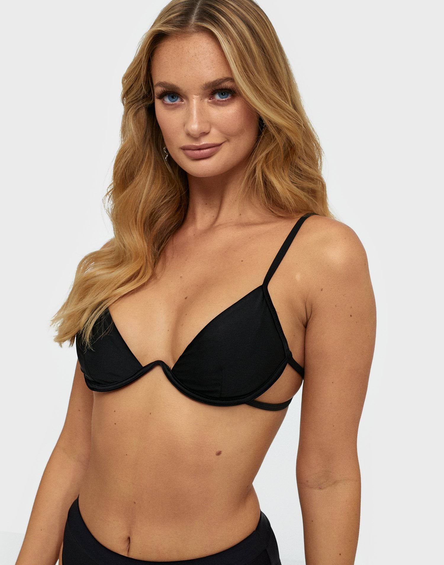 Plain Underwire U Bikini Top