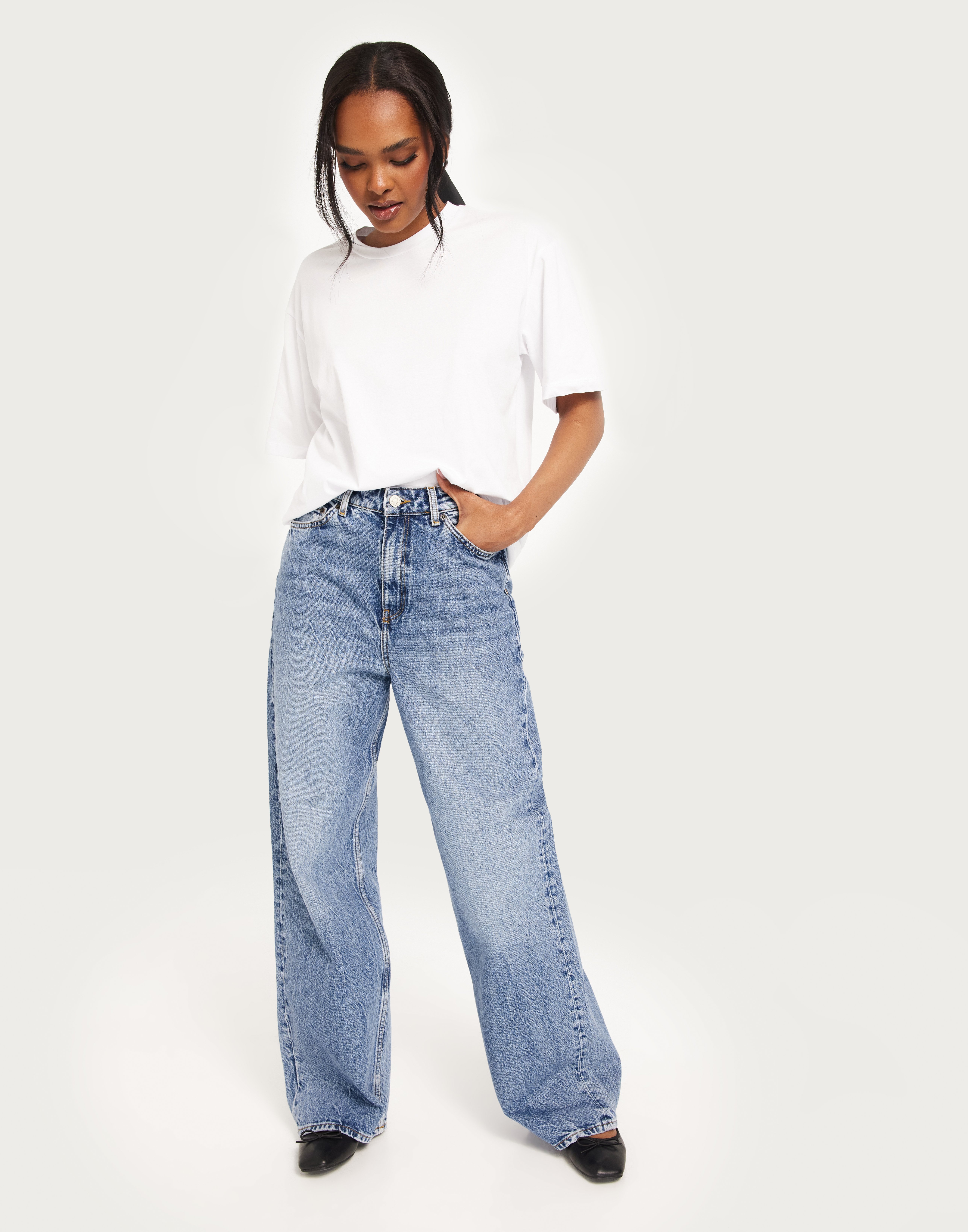 Buy JJXX JXTOKYO WIDE HW CR6013 DNM NOOS - Light Blue Denim