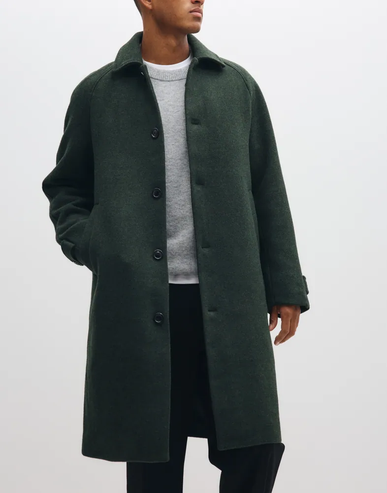 Solid Wool Coat Rockar
