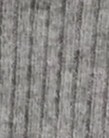 Katia Puff Long Slit Dress Medium Grey Melange