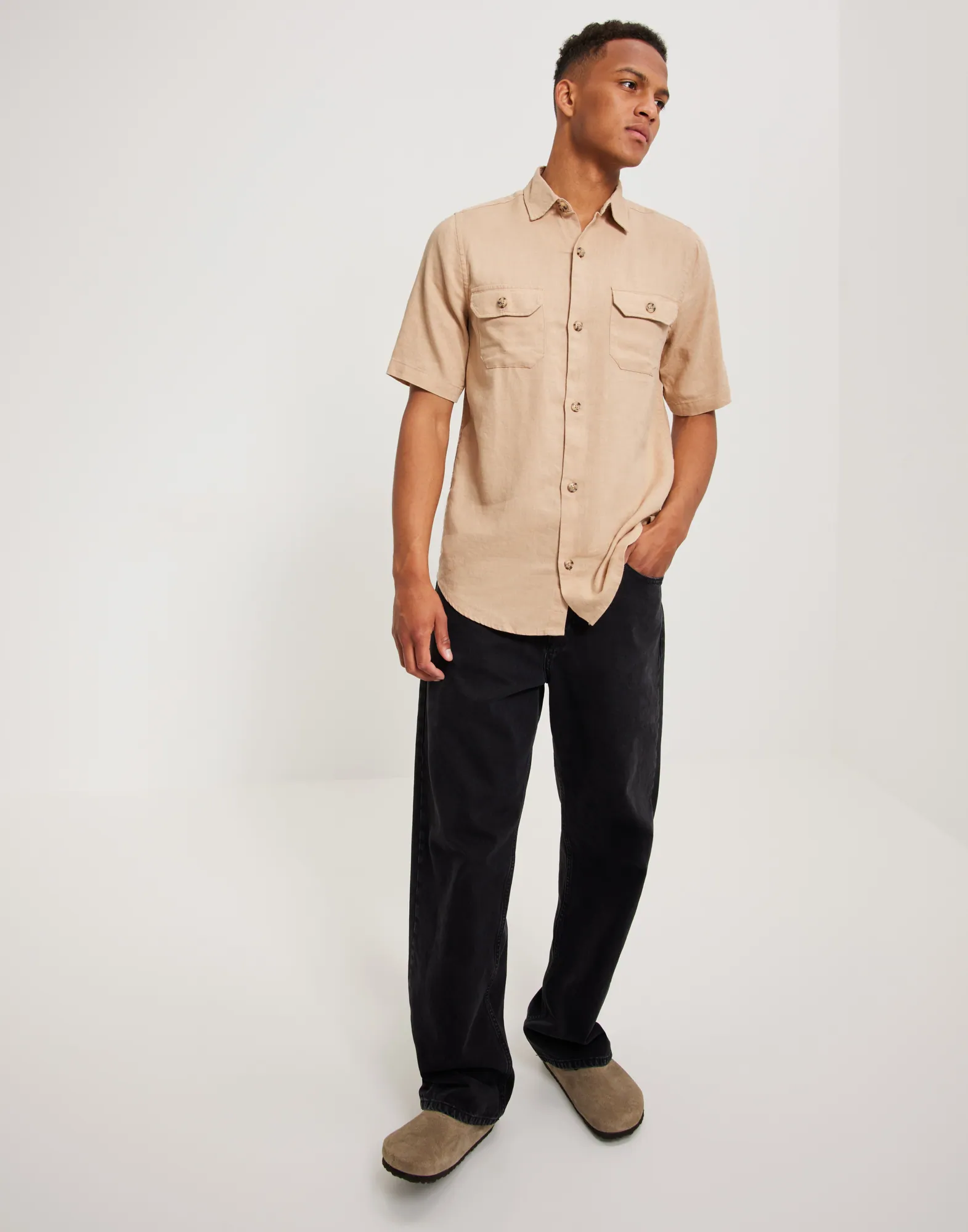 DP RAVA LINEN SS SHIRT