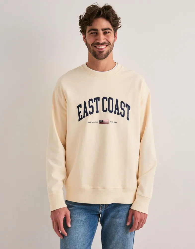 Spray Graphic C-neck Sweatshirts