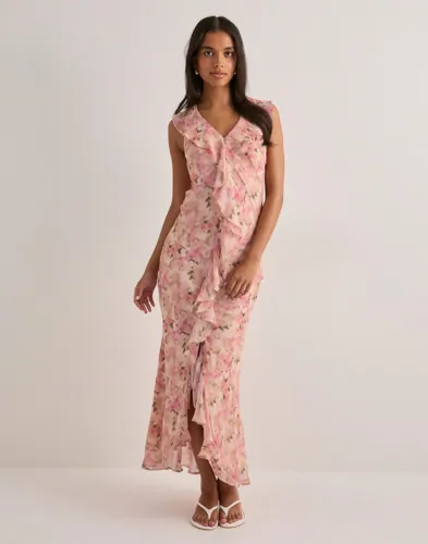 Neo Noir - Blomstret - Zella Chiffon Print Dress