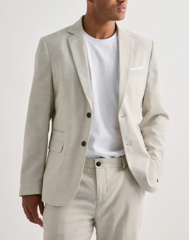 Slhslim-Oasis Linen Blz Noos Kavajer