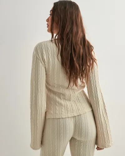 Nelly Cutest Chill Sweater stickade tröjor dam – bild 2
