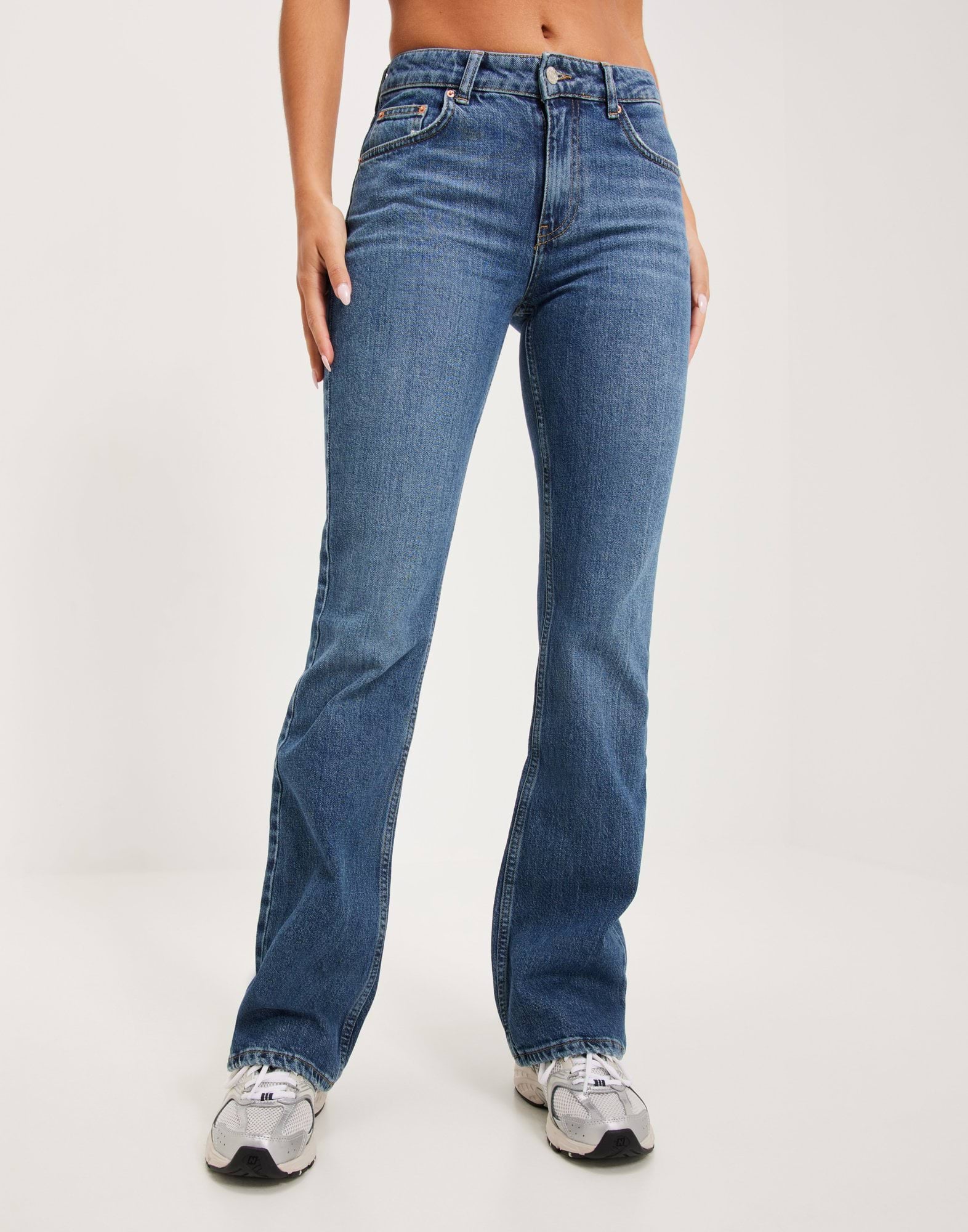 Full length flare jeans