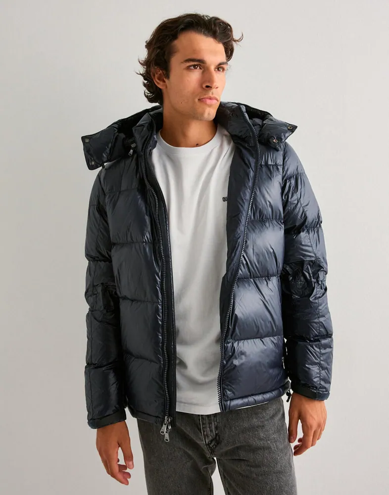 Buy Polo Ralph Lauren The Gorham Glossed Down Jacket Navy NLYMAN