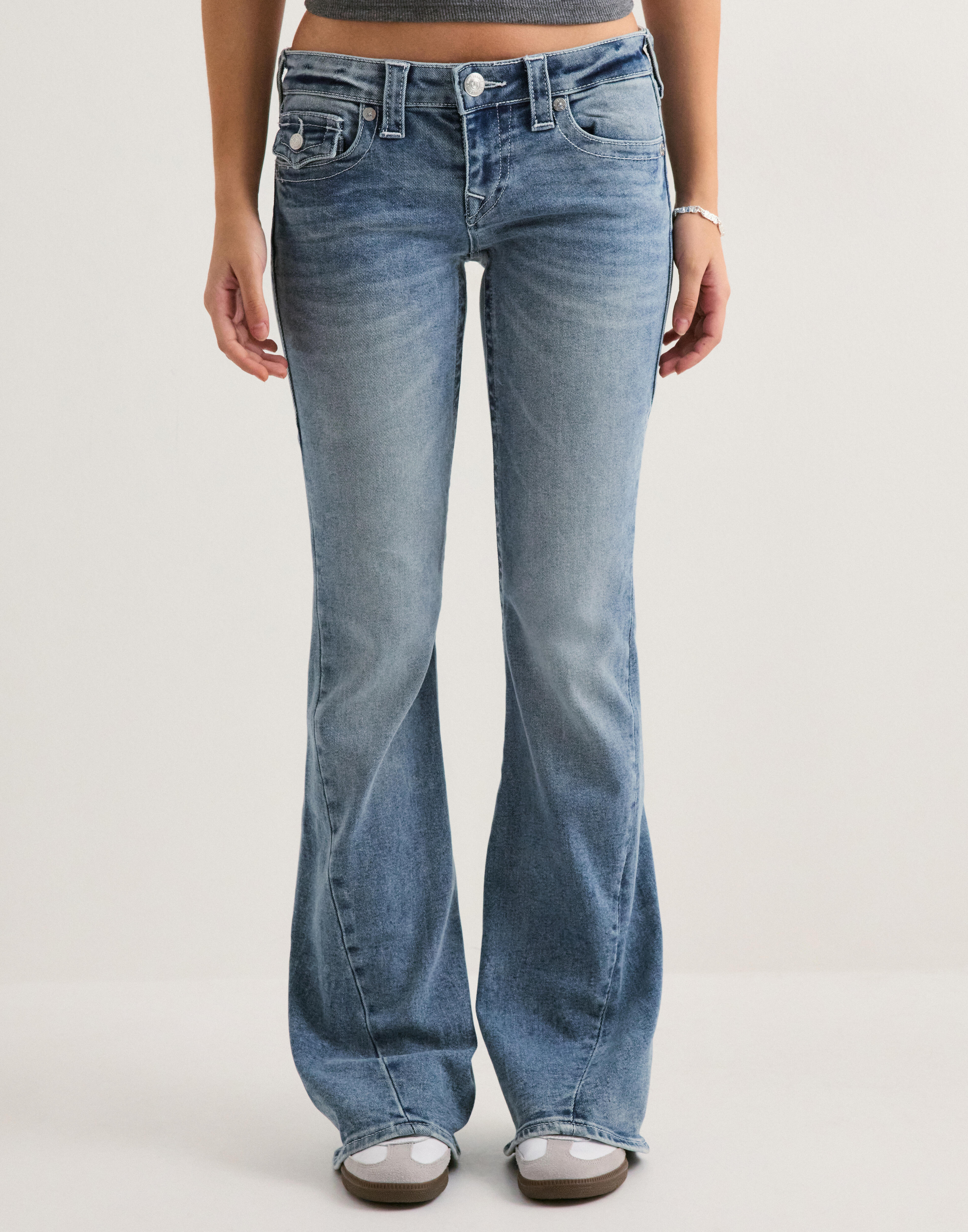 Buy True Religion CRYSTAL JOEY LR FLARE BIG T - *NY*Medium Wash