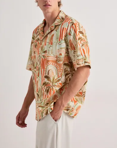 LES DEUX Palm Aop Ss Shirt Kortärmade skjortor herr – bild 2