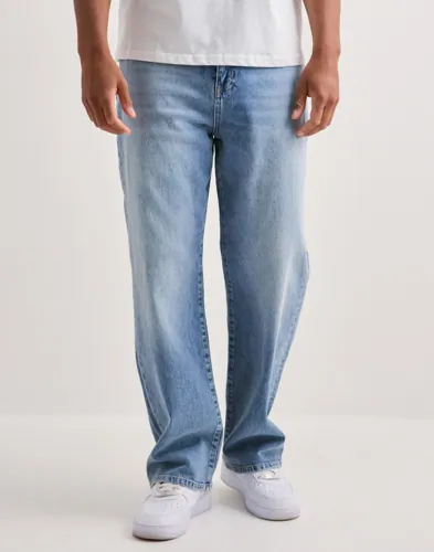 Que Sera Sera Luke Loose denim Loose fit jeans Blå