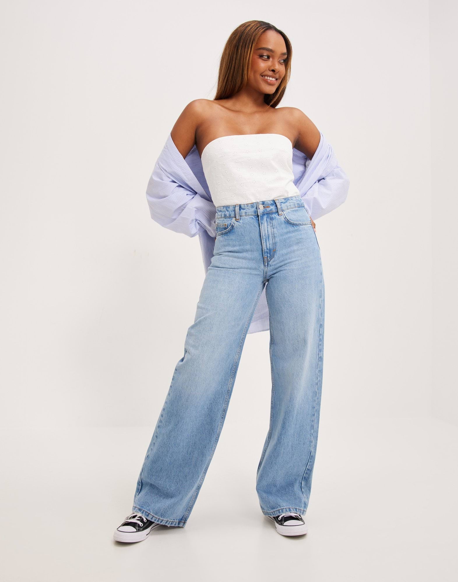 High Waist Wide Leg Jeans