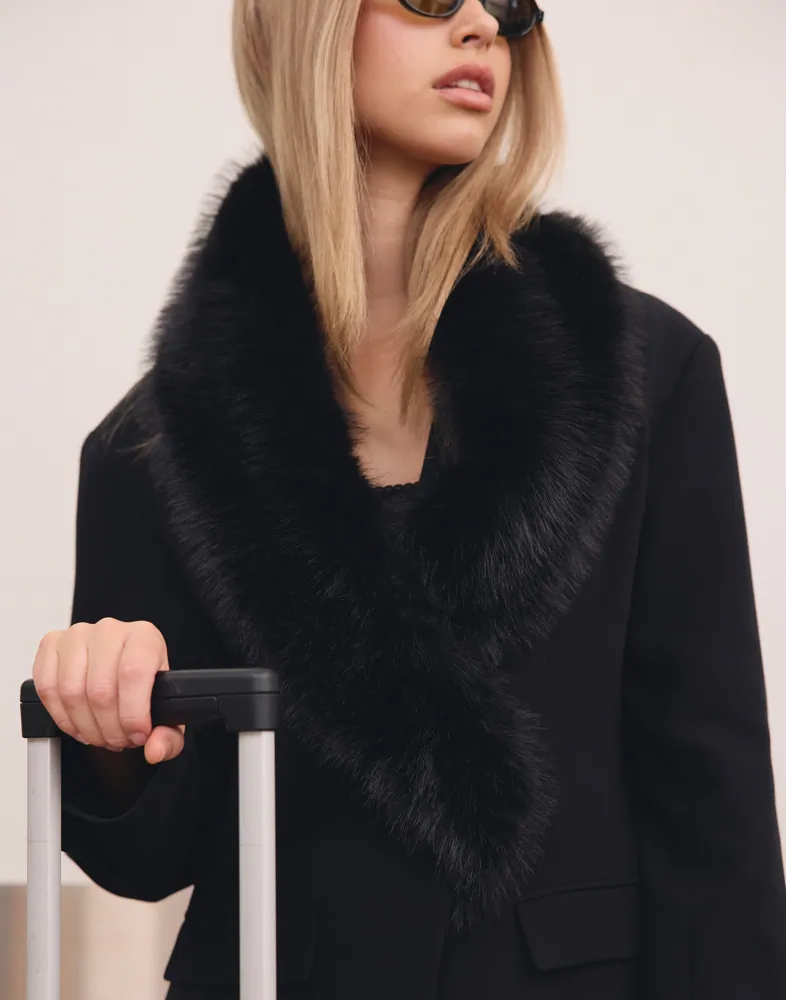 Nelly Faux Fur Scarf halsdukar & sjalar dam – bild 2