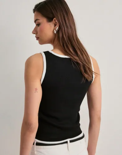 VERO MODA Awalice Sl U-Neck Knit Top toppar dam – bild 3