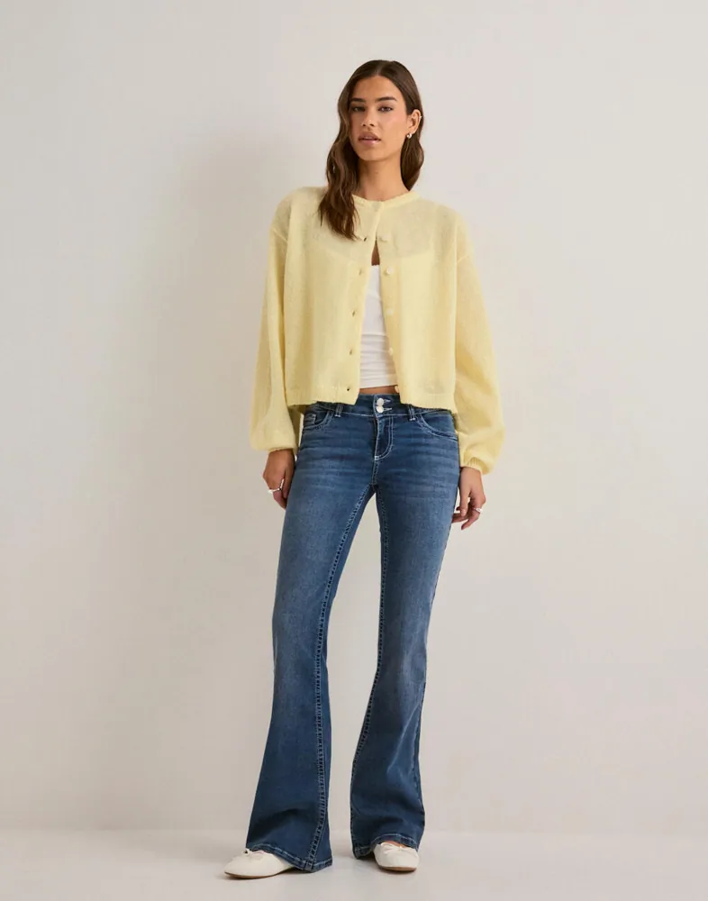 PIECES Pcida Ls O-Neck Knit Cardigan Noos dam – bild 2
