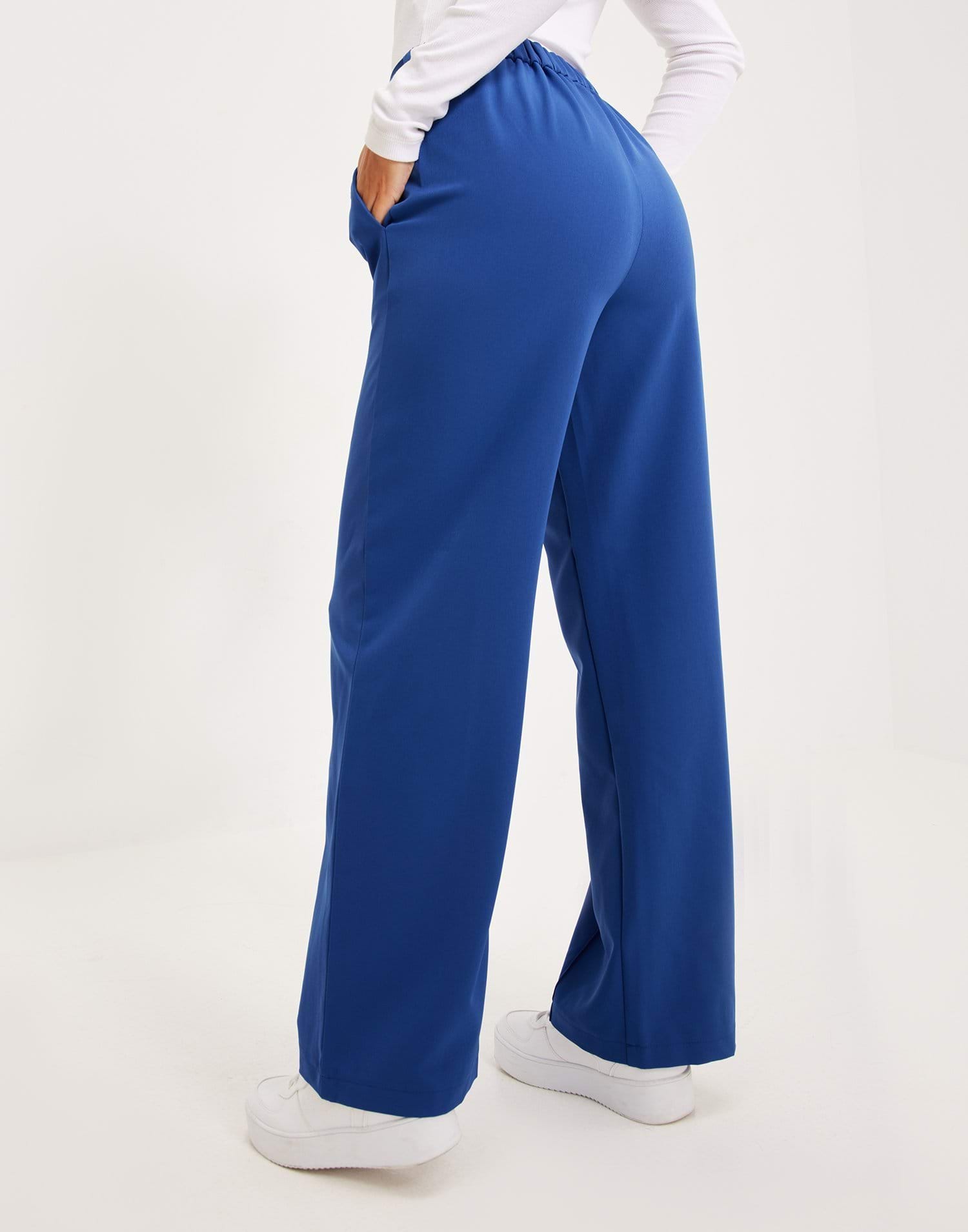 Pcpeggy Hw Wide Pant Medium Blue Denim main image 1