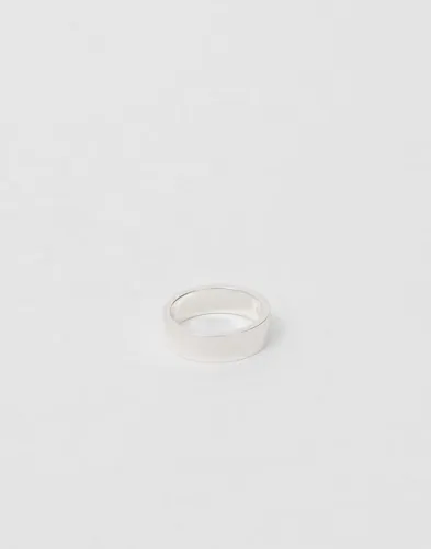 Muli Collection slät ring i silver för herr