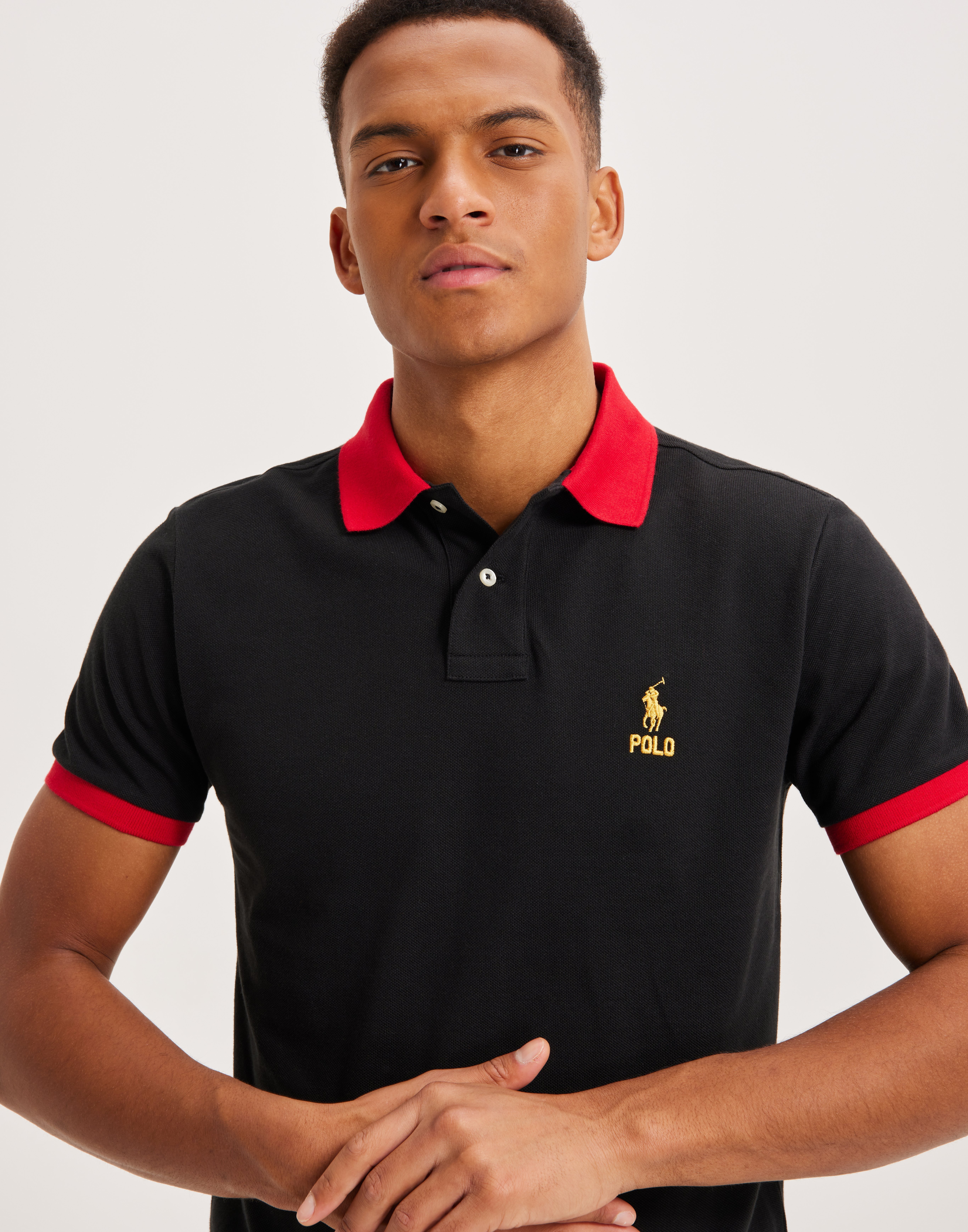 Buy Polo Ralph Lauren SHORT SLEEVE POLO SHIRT Black NLYMAN