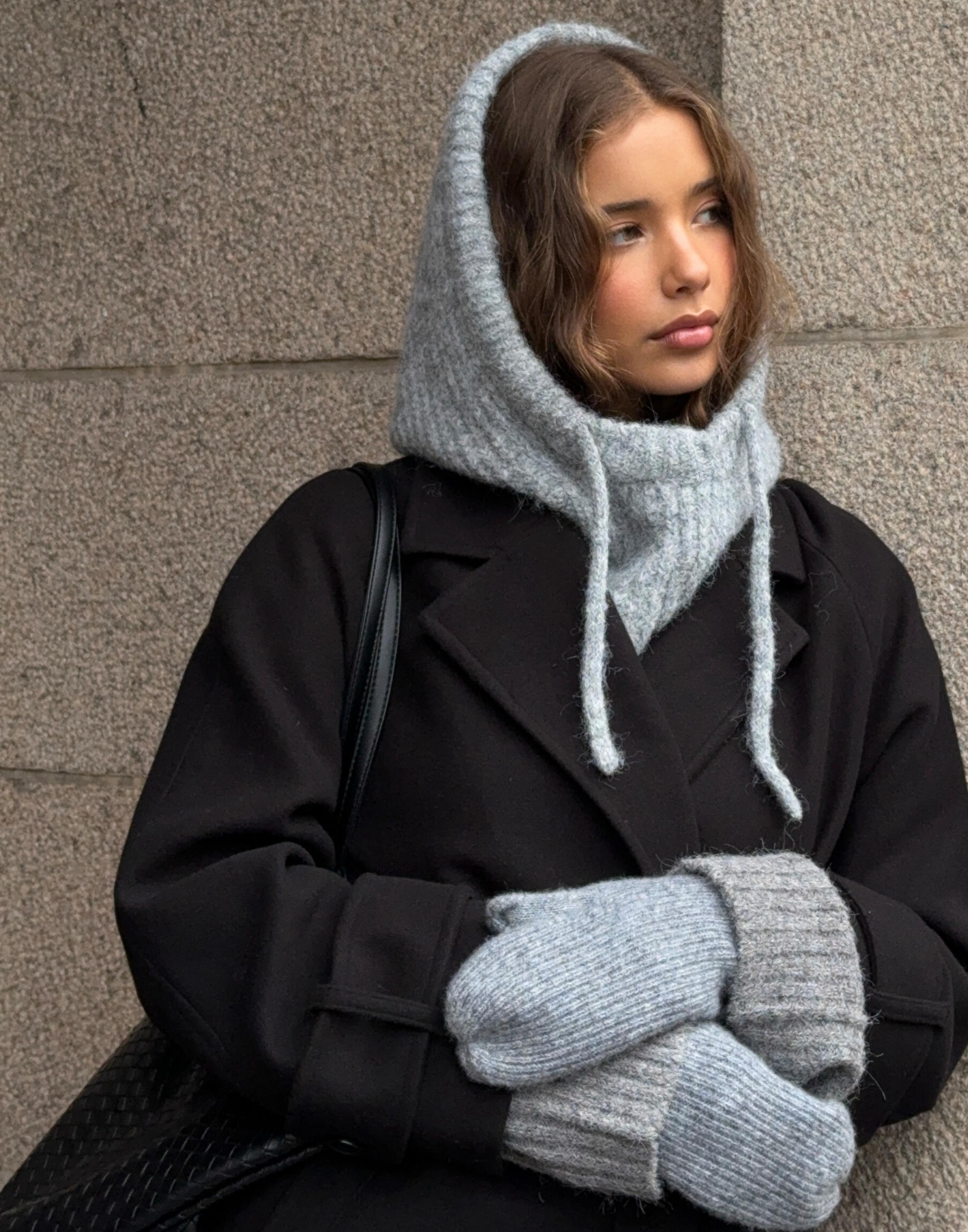 Objmilu Ls Lo Long Knit Cardig Black