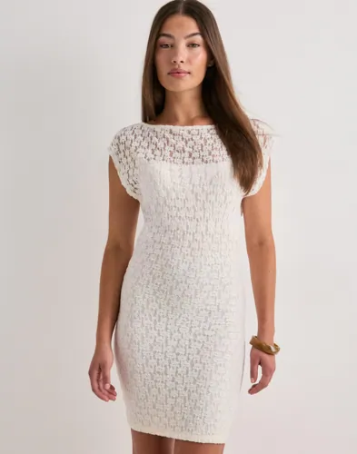 stretchable dresses for ladies Navy Blue Stretch Organic Cotton Long Sleeve Dress main image 1