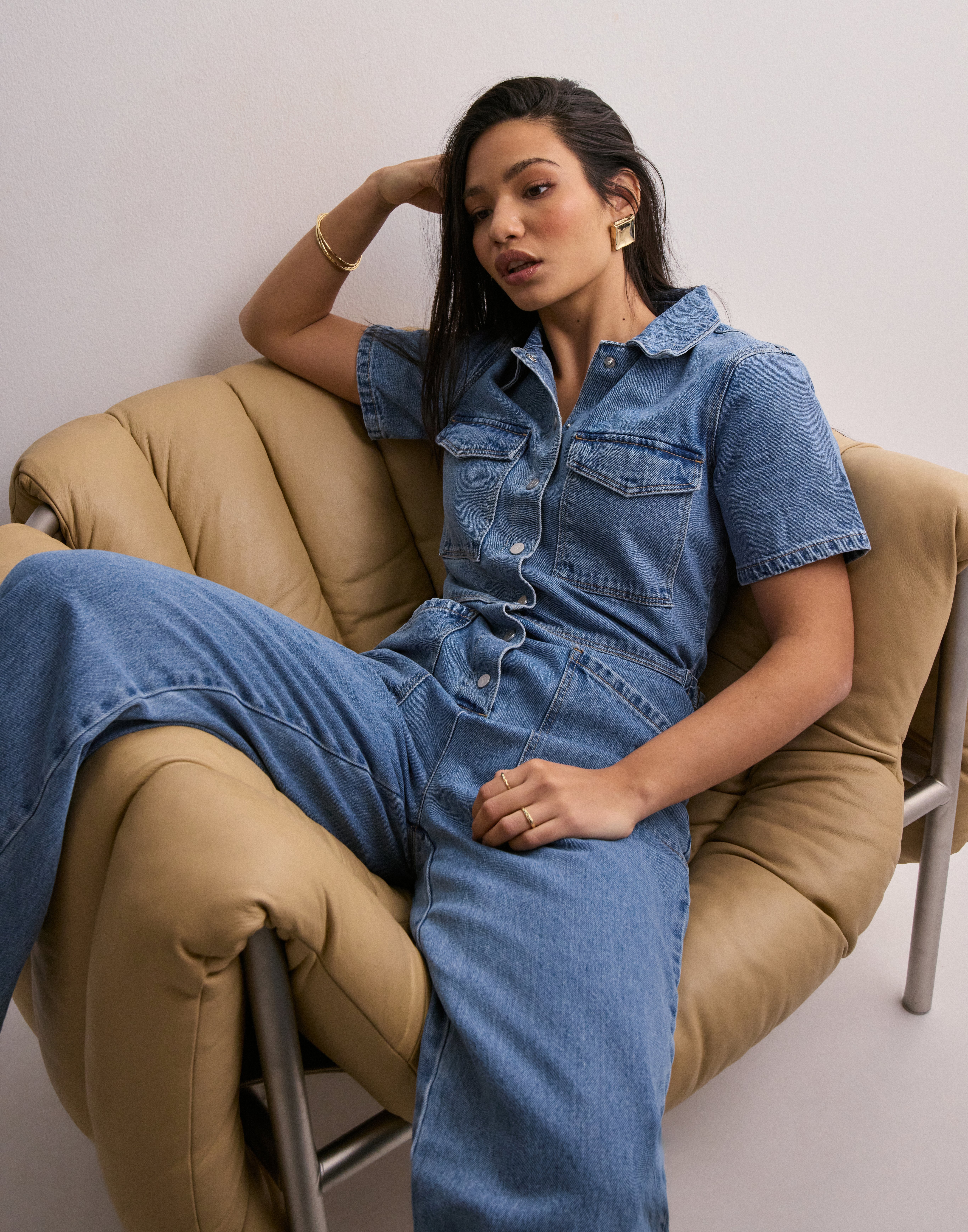 Abrand Jeans - Blå - Coverall Ada