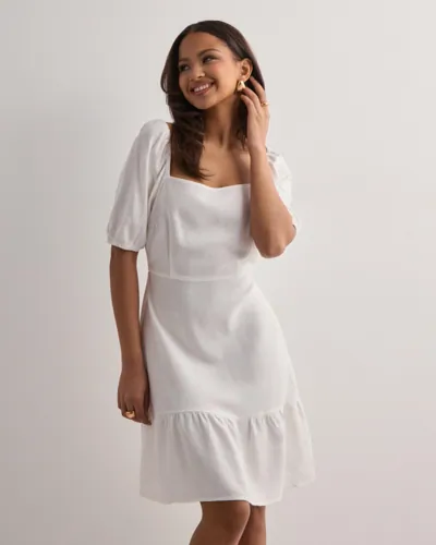 Vero Moda - Hvid - Vmmymilo S/S Short Dress Wvn Ga