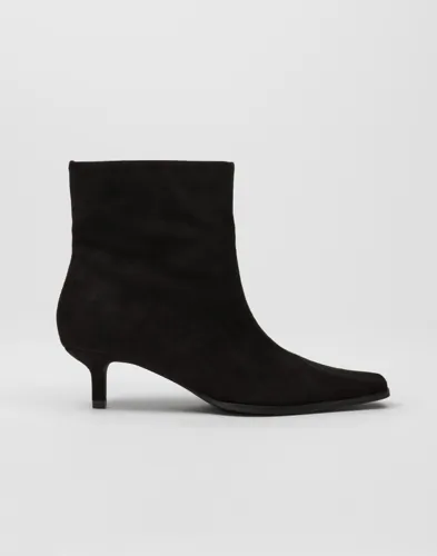 Nelly - Sort - Squaretoe Soft Ankel Boot