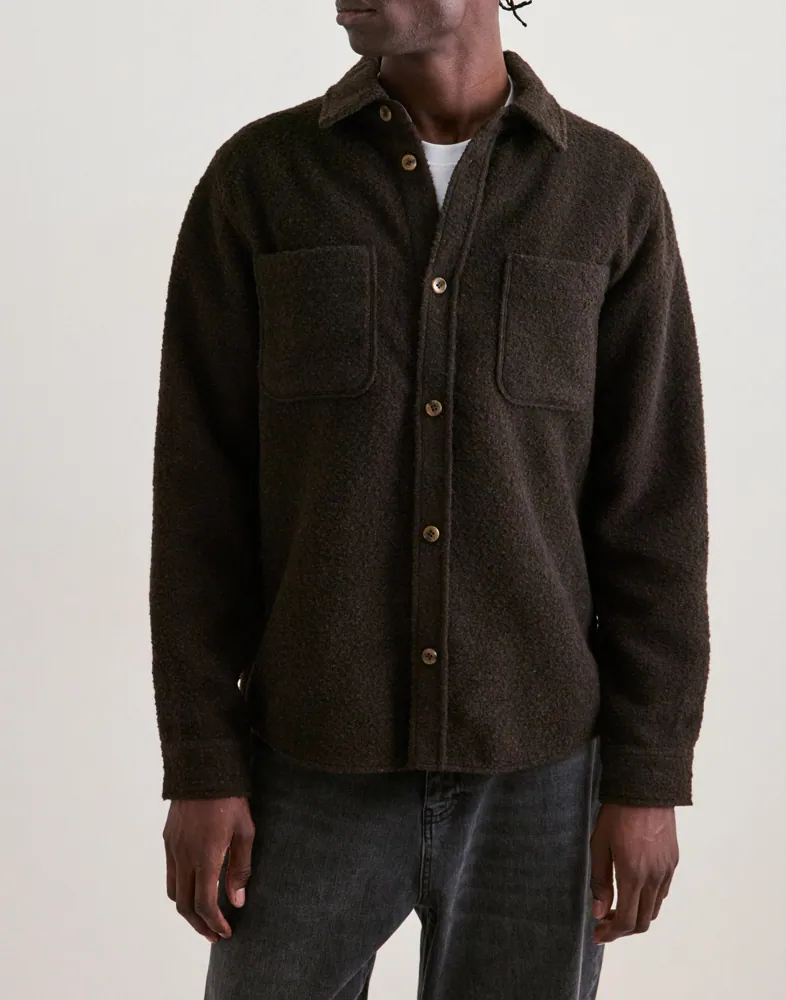 LES DEUX Bouclé Overshirt Overshirts skjortor & blusar herr – bild 2