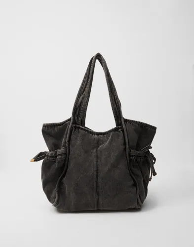 BECKSÖNDERGAARD - Grå - Washed Denima Laurel Bag