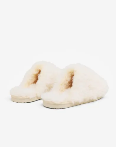 Nelly Cosy Curl Faux Fur Slipper tofflor dam – bild 2