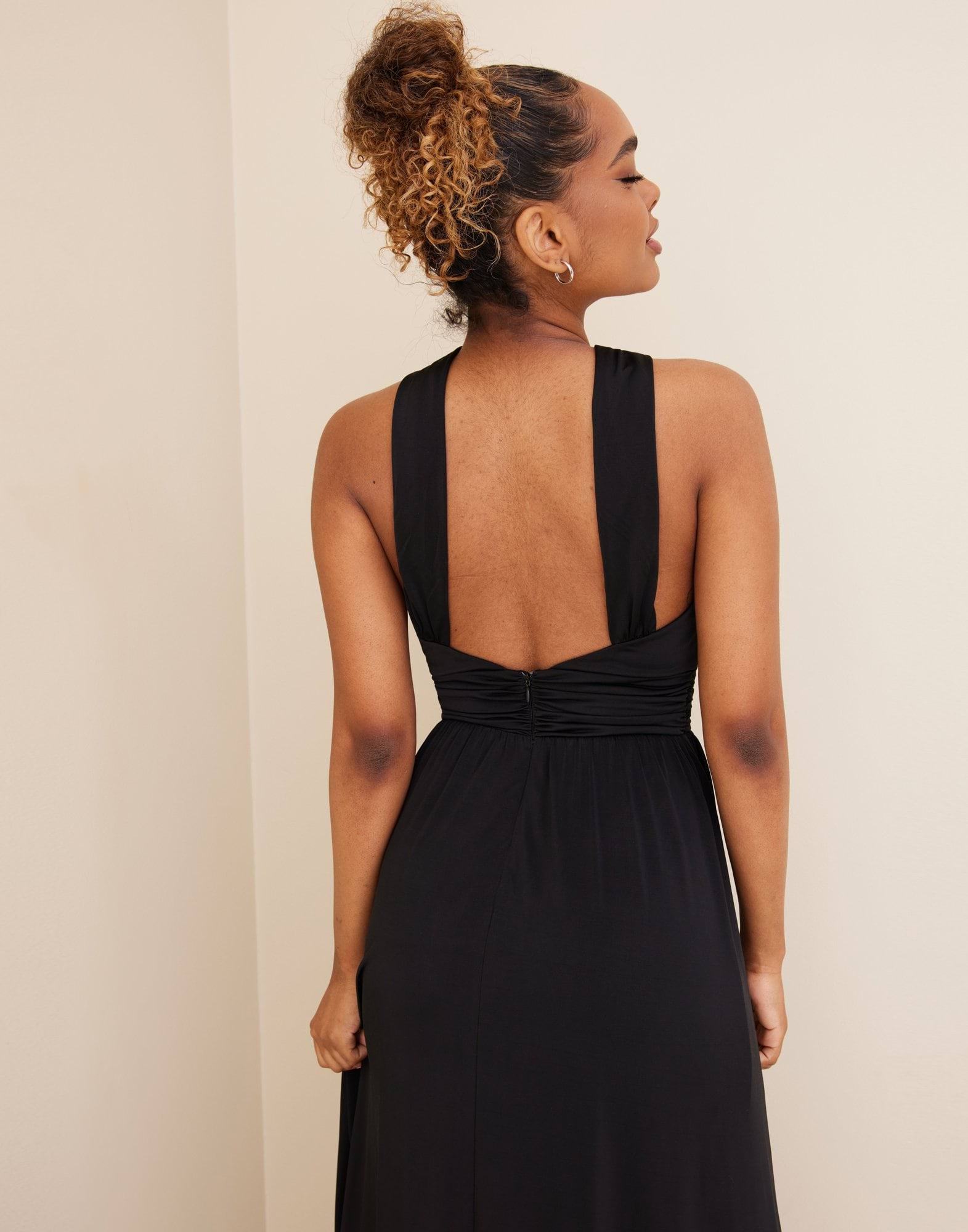 Halterneck Wrap Dress