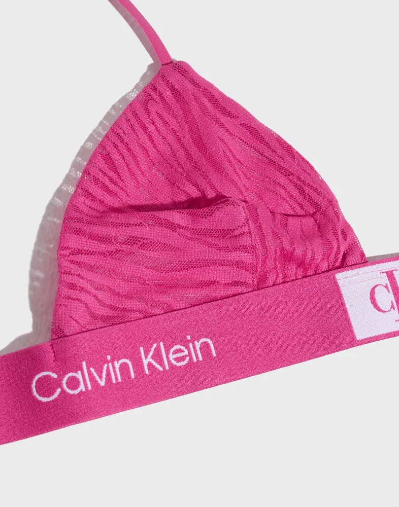 Buy Calvin Klein Underwear UNLINED TRIANGLE - *NY*Fuchsia Rose 