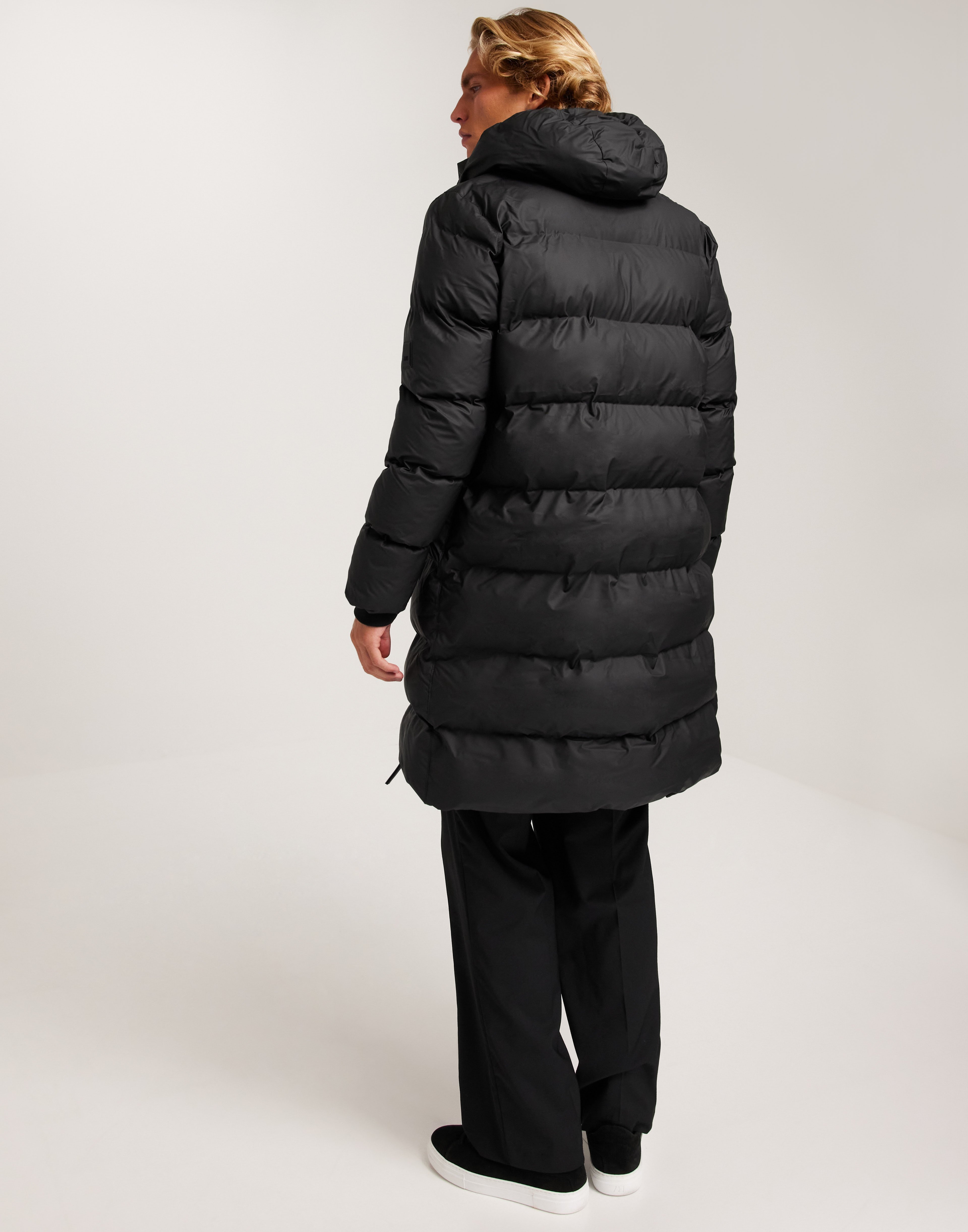 Rains puffer long best sale