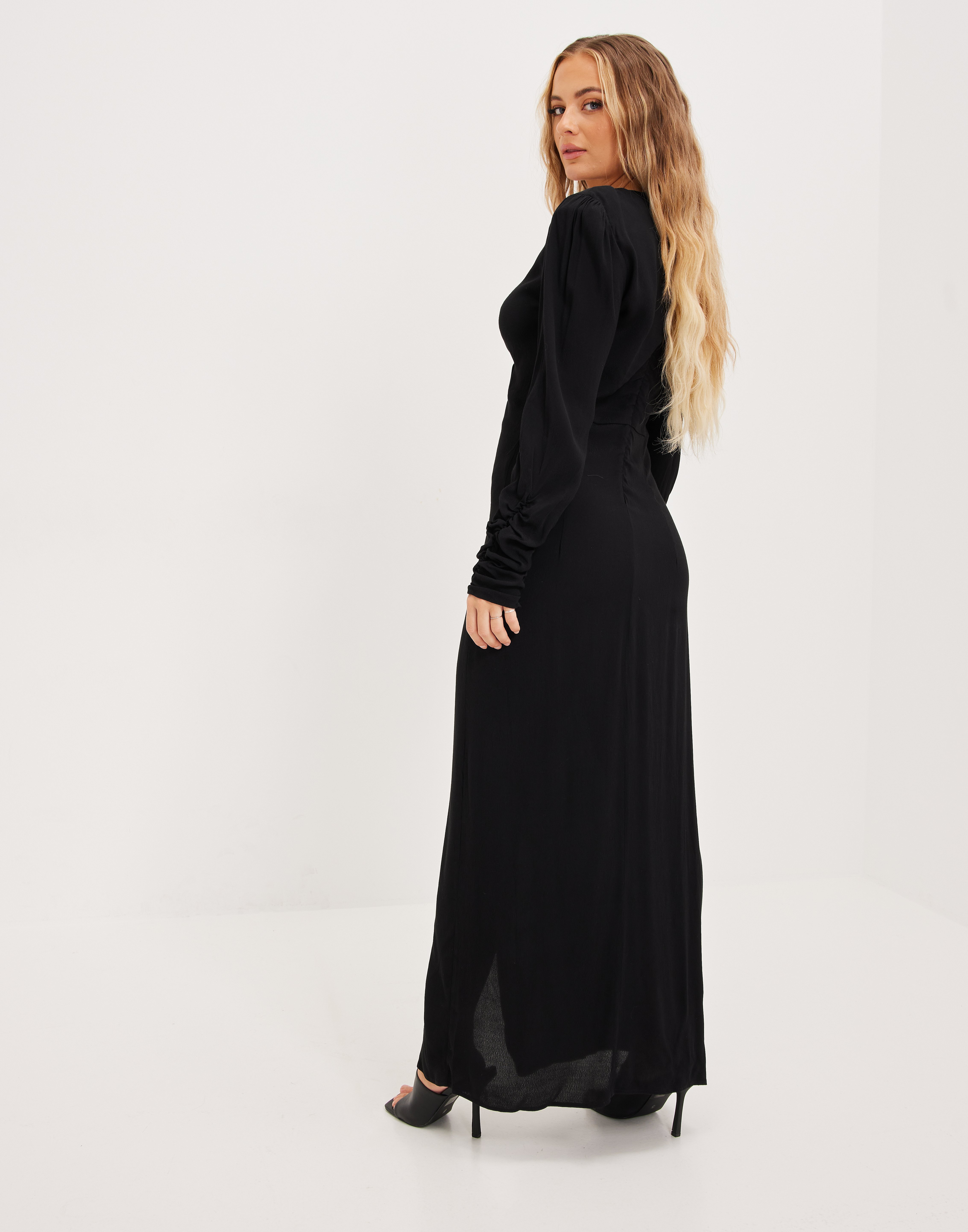 Buy OBJECT OBJPATTI L/S DRESS 124 - Black | Nelly.com