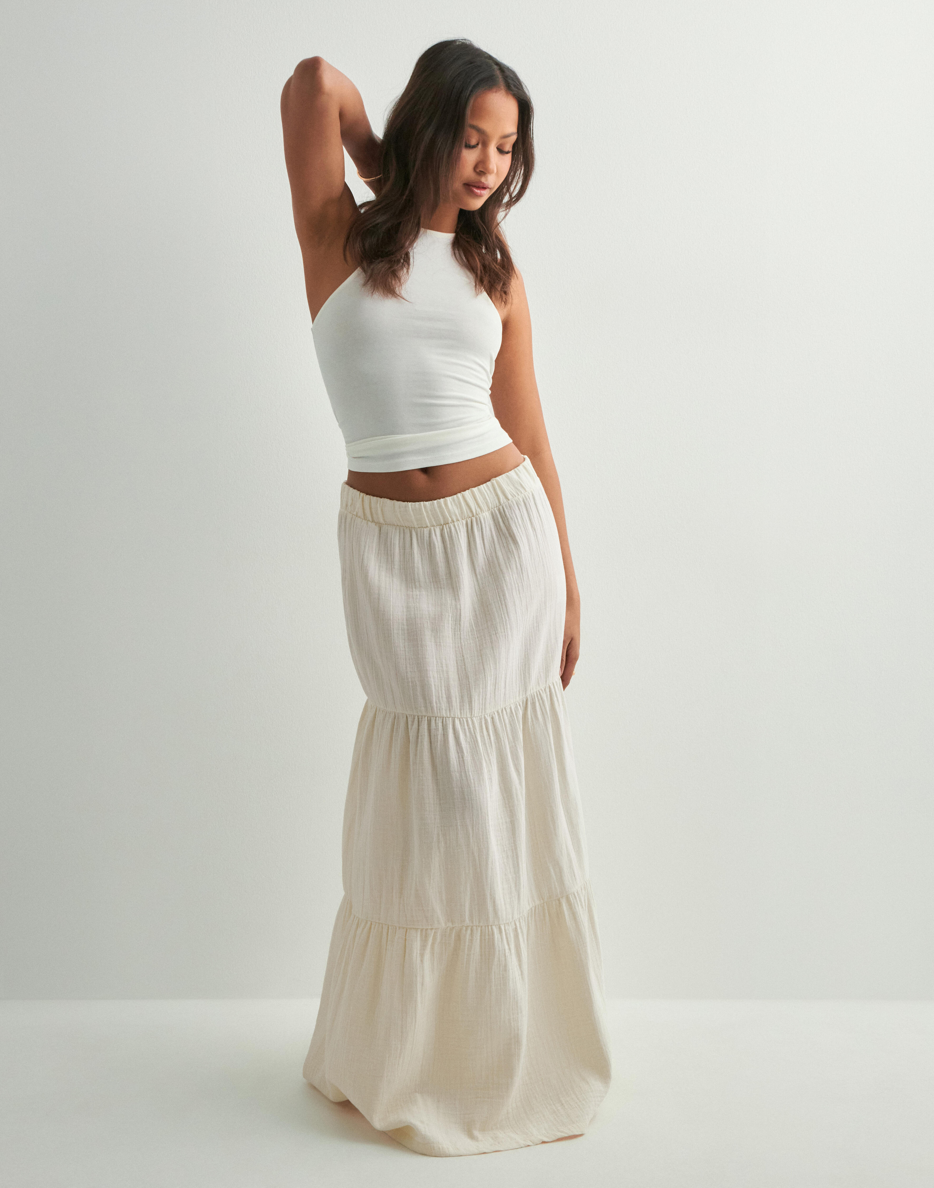 WS WINDBLOCK KNIT SKIRT ベージュ WS WINDBLOCK KNIT SKIRT ベージュ