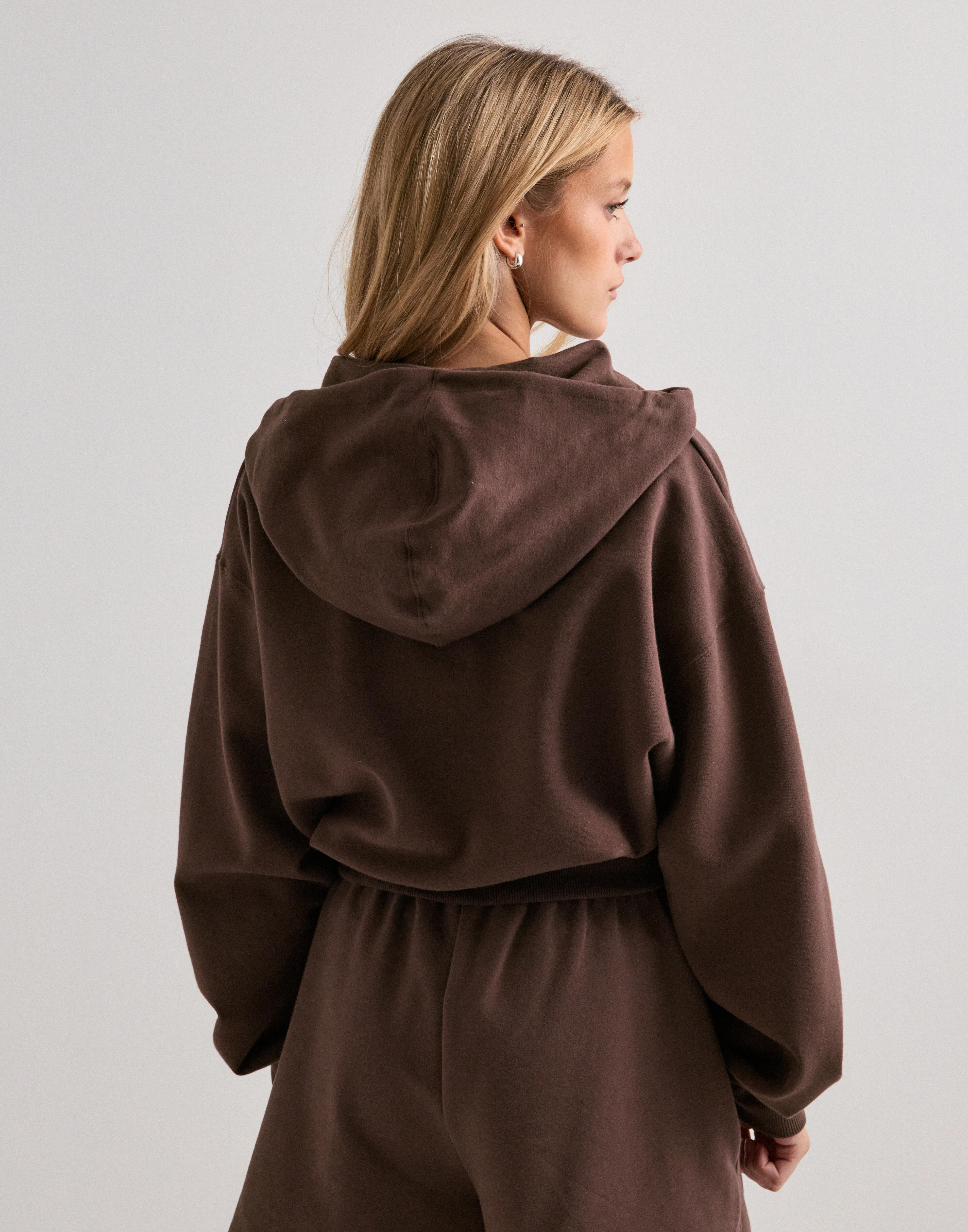 cocoa様 Buy Nike W Nk Phnx Flc Fz Hd Gls - Chocolate | Nelly.com