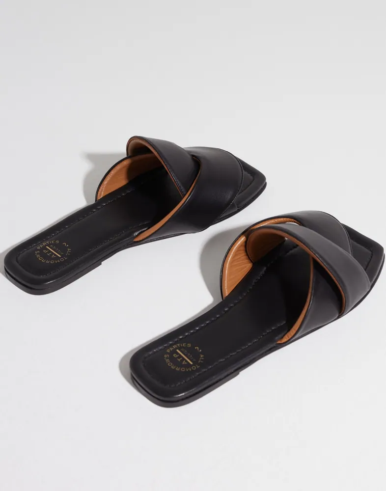 Capurso Nappa Flat Sandals