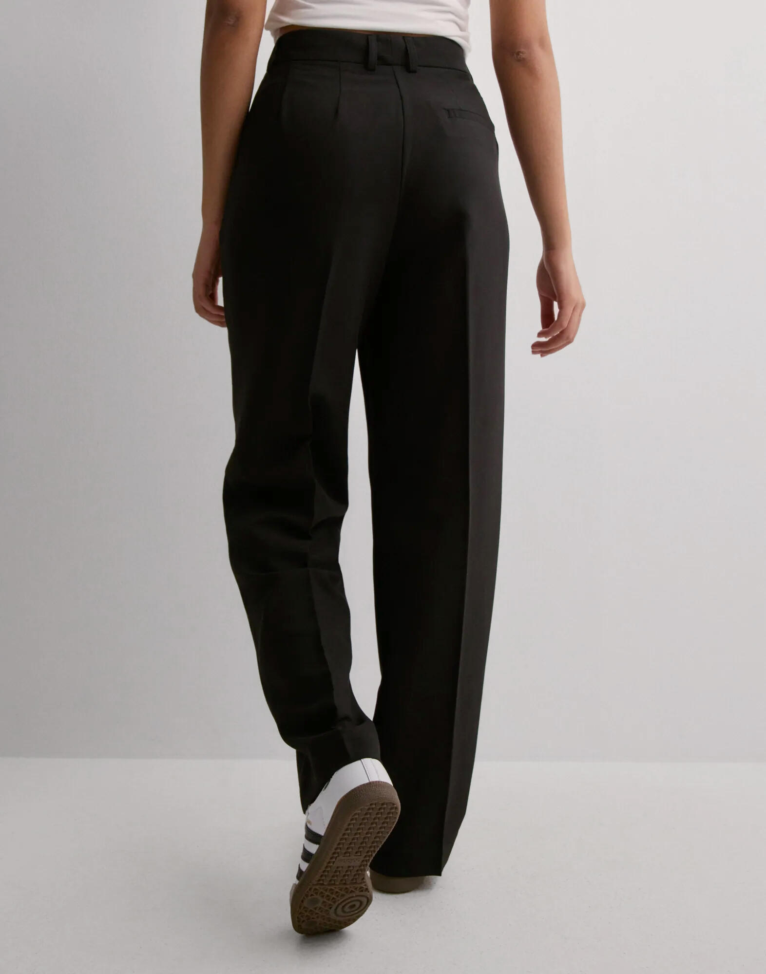 パンツ high waist straight twill pants Buy JJXX JXMARY HW PANT TLR NOOS - Black | Nelly.com