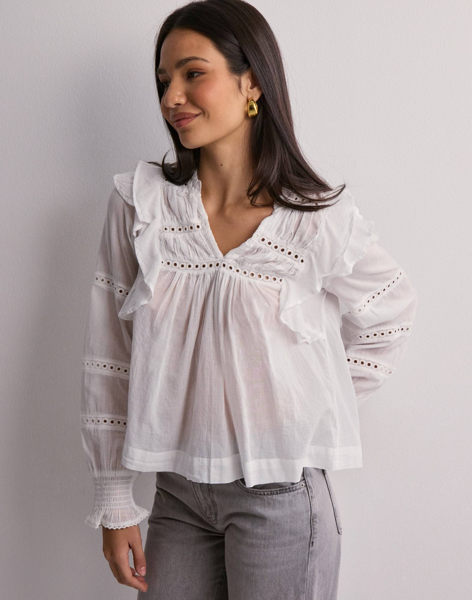 Neo Noir - Siama S Voile Blouse 164703 - 145 - Light Blue main image 0