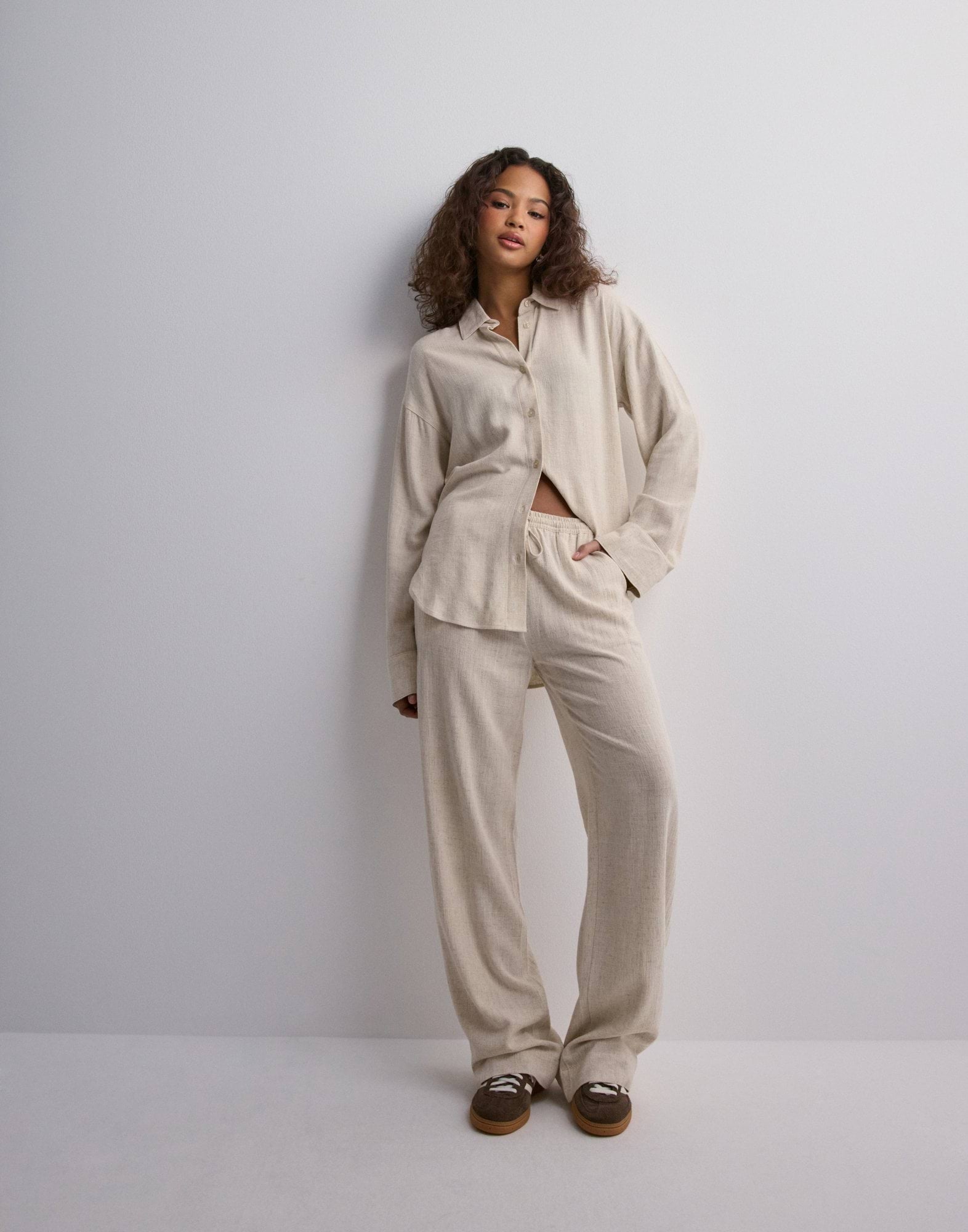 Pull On Linen Pants