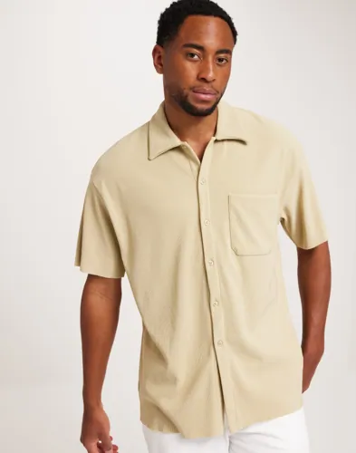 JACK & JONES Jormykonos Plisse Resort Ss Shirt Kortärmade skjortor herr – bild 2
