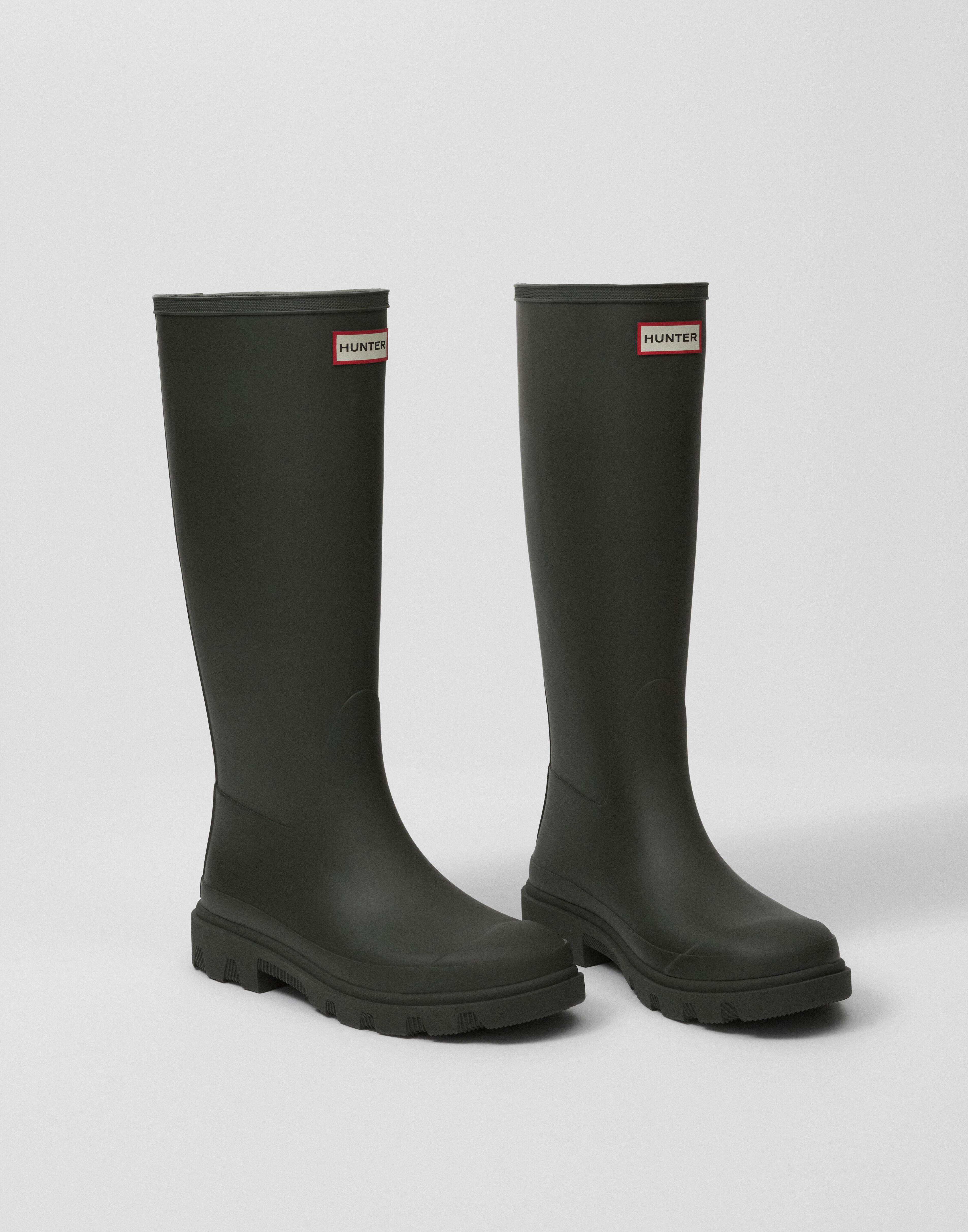 レインブーツ HUNTER UNISEX Original 20 Tol Rain Boots Dark Olive UFT7000R Buy Hunter ORIGINAL TALL BOOT - Dark Olive | Nelly.com