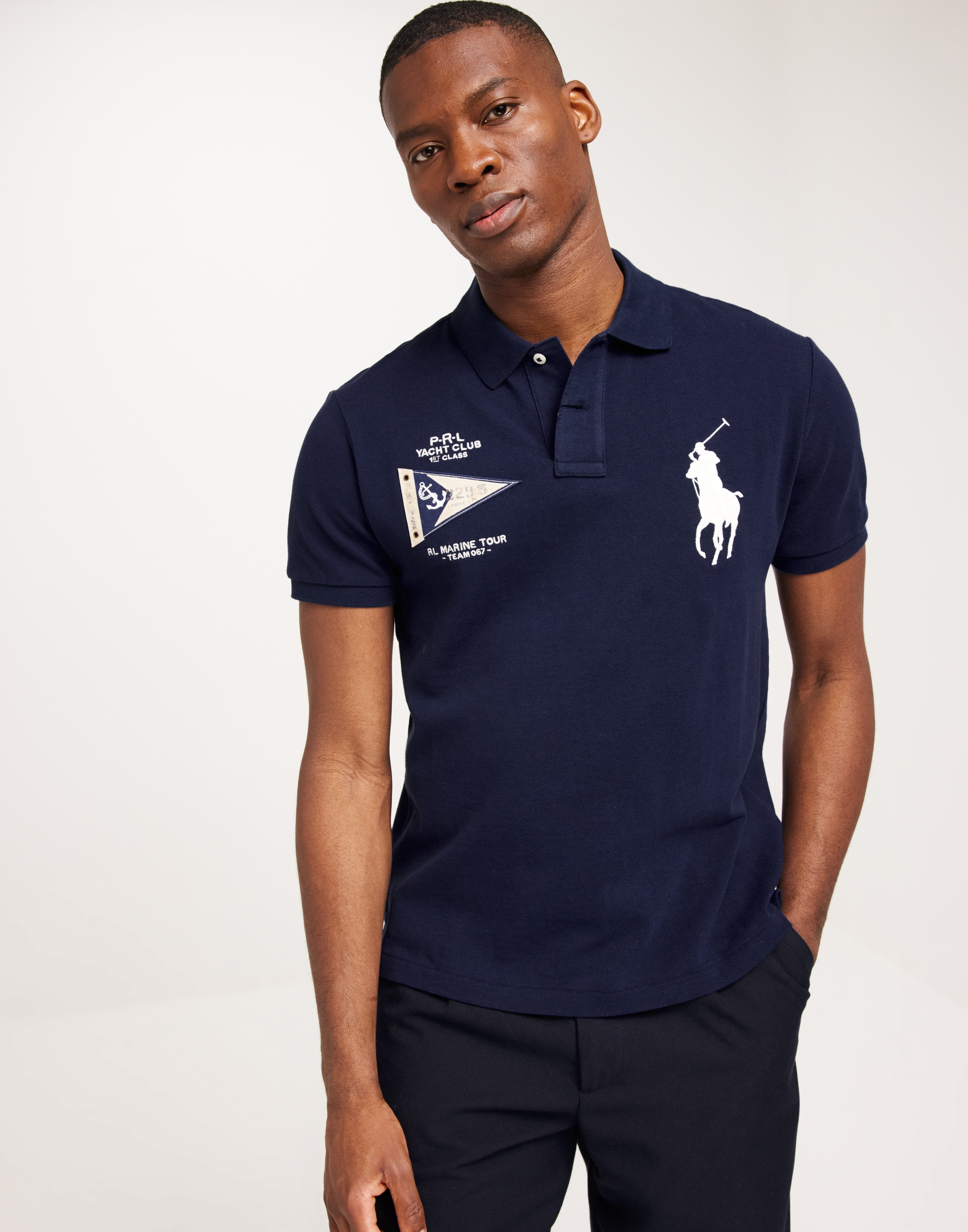 Buy Polo Ralph Lauren SHORT SLEEVE POLO SHIRT Navy NLYMAN