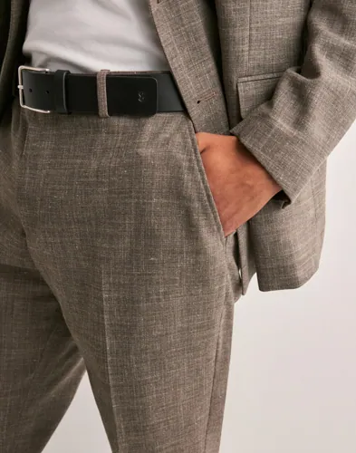 Selected Men Slhslim-Oasis Linen Trs Noos Linnebyxor herr – bild 3