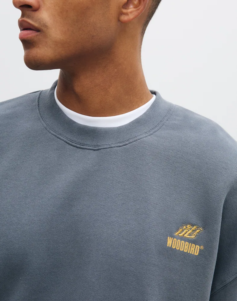 Woodbird Wbduke Action Crew Sweatshirts tröjor herr – bild 3