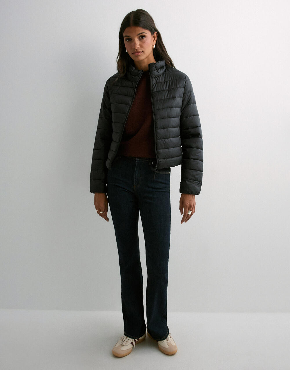 ONLY ONLTAHIA QUILTED NOOS - Winterjas - black/zwart ONLY ONLTAHIA QUILTED NOOS - Winterjas - black/zwart