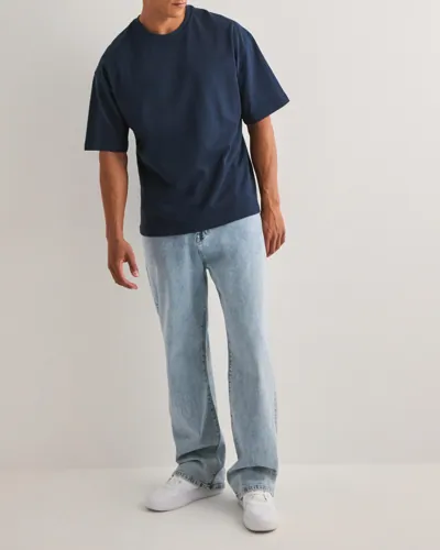 Que Sera Sera Boxy Blank Tee Oversized t-shirts t-shirts - bas herr – bild 4