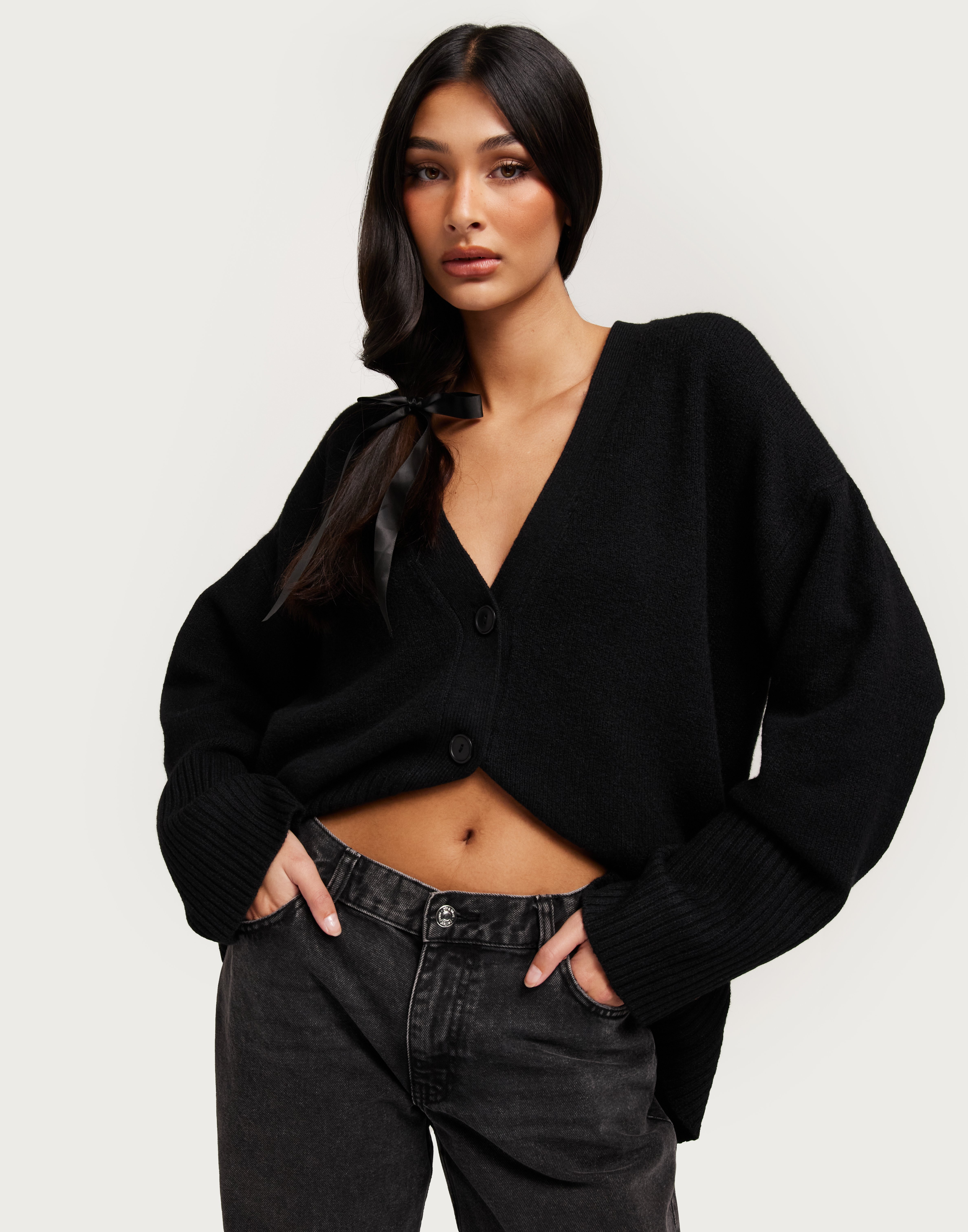 Buy JJXX JXSIKA CARDIGAN KNIT - Black | Nelly.com