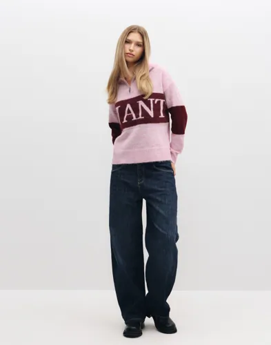 PIECES Pcallie Ls Half Zip Knit Bc stickade tröjor dam – bild 3