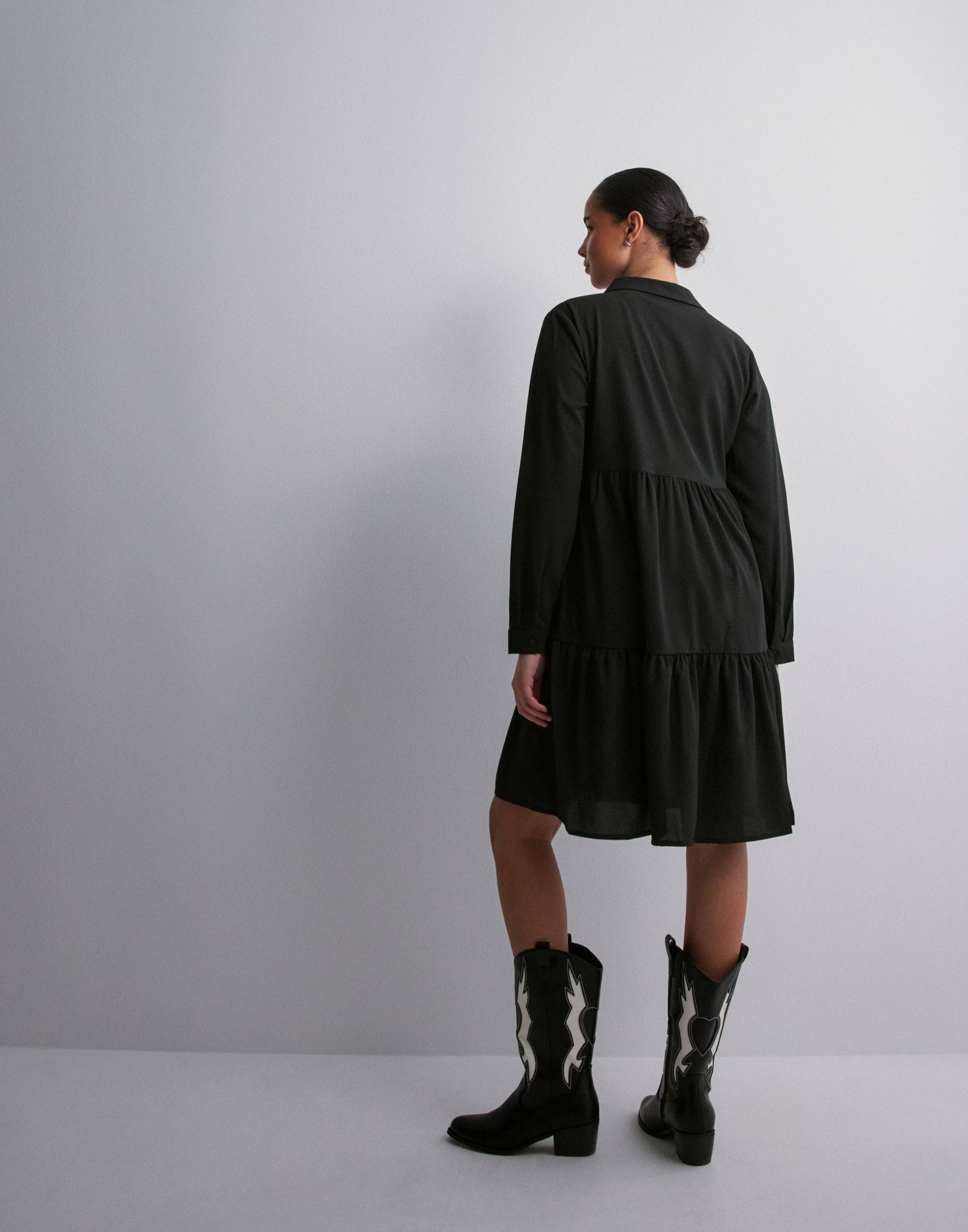 JDYPIPER L/S SHIRT DRESS WVN NOOS