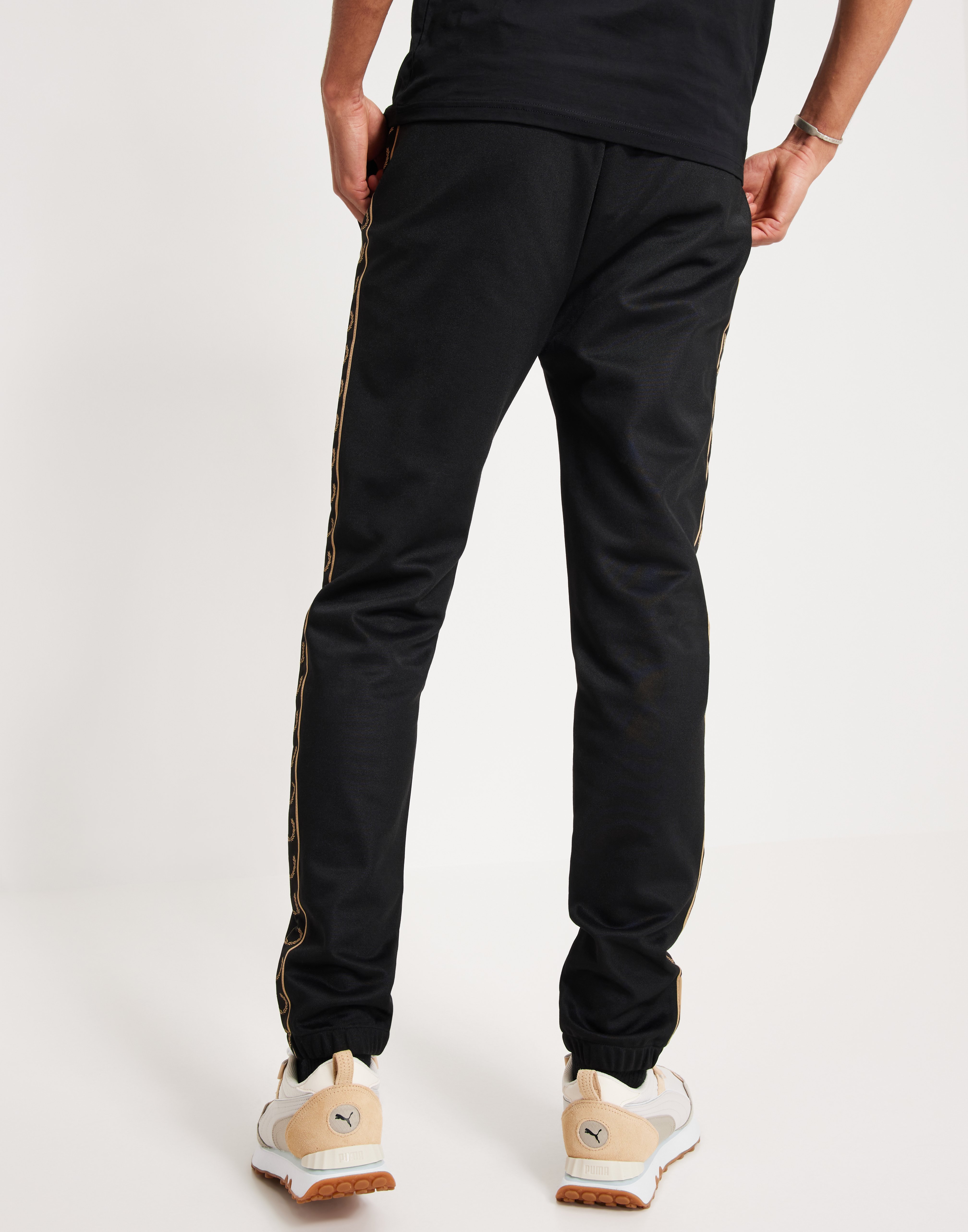 Buy Fred Perry SEASONAL TAPED TRK PANT - Black | NLYMAN